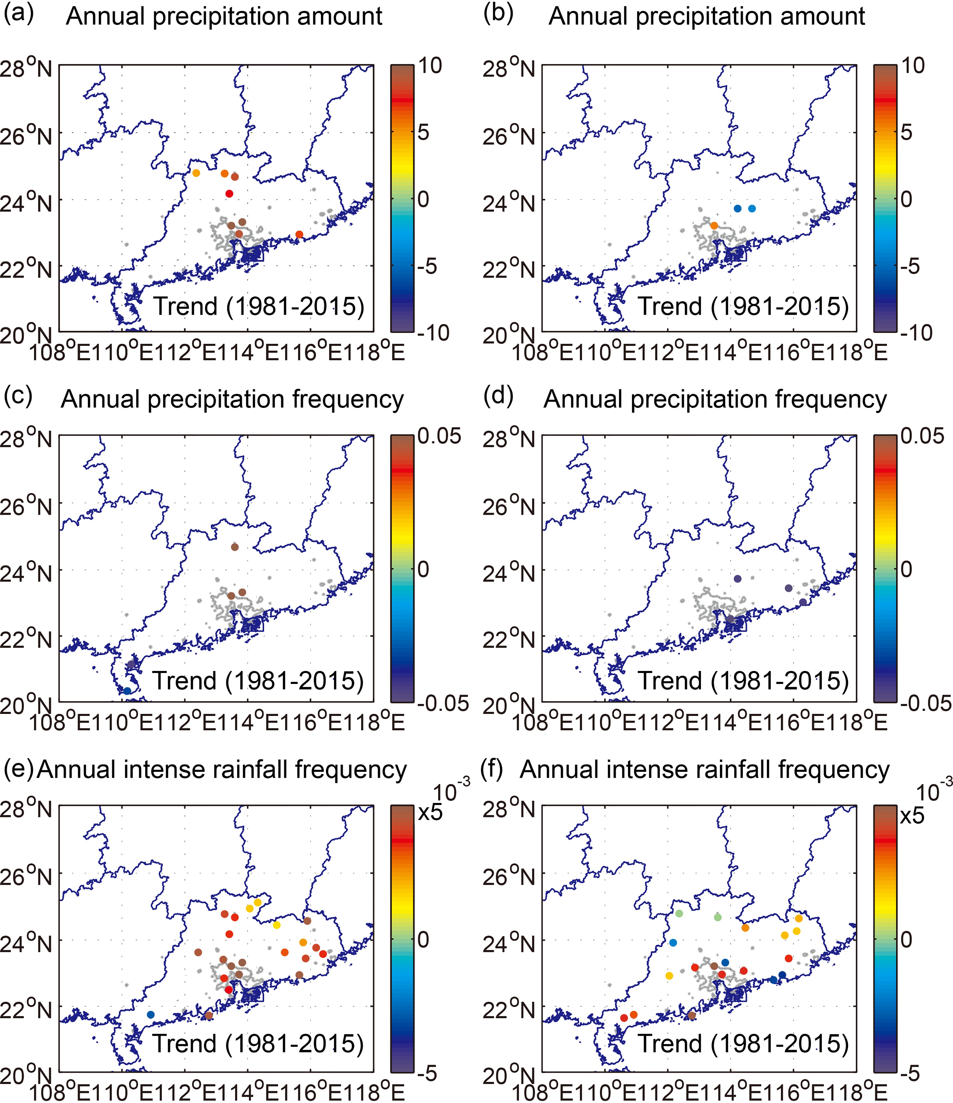 とん Impacts of Urbanization on the Precipitation Characteristics